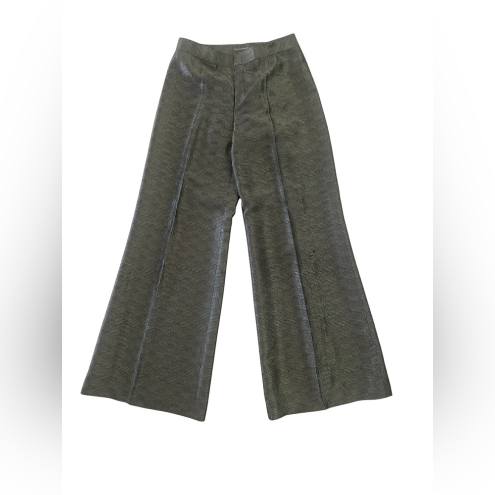 Stylish Green Wide-Leg Pants